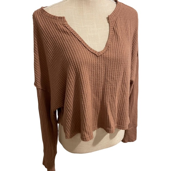 JoyLab Tops Joylab Waffle Knit Crop Top Nwot Poshmark